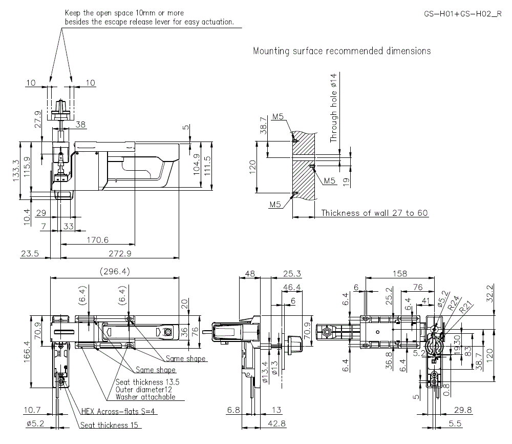 GS-H01+GS-H02_R Dimension