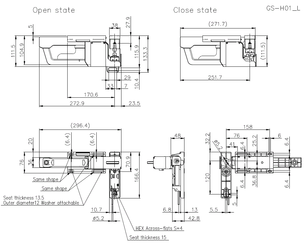 GS-H01_L Dimension