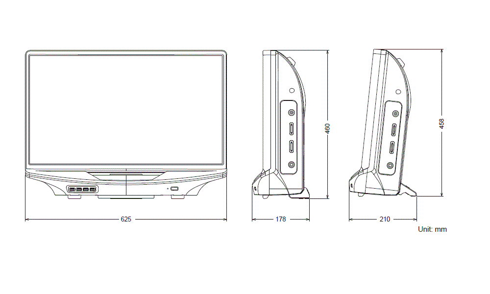 VHX-970F Dimension