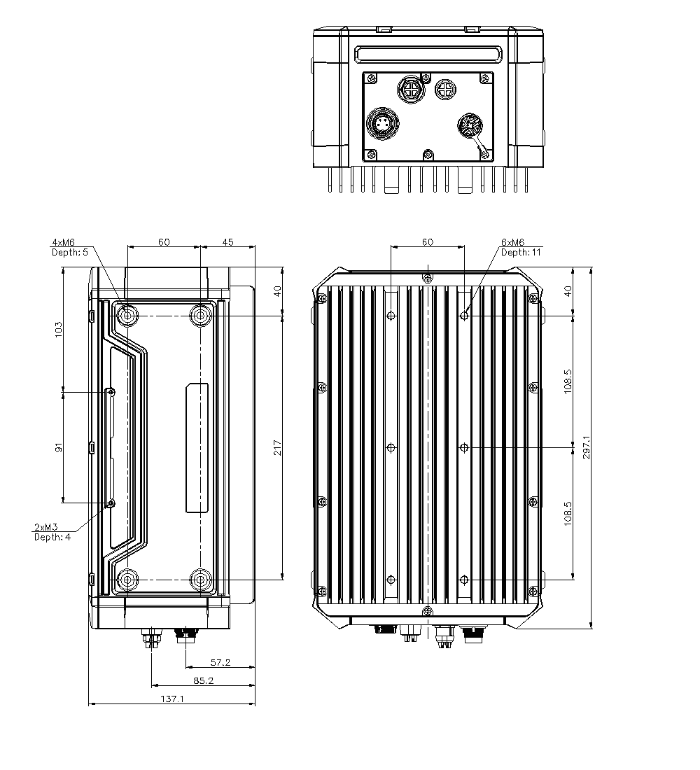 SR-5000W Dimension