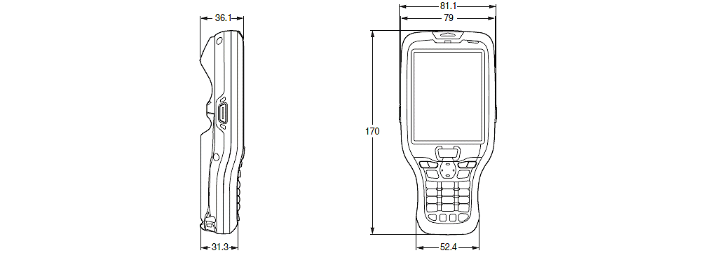 BT-W100 Dimension