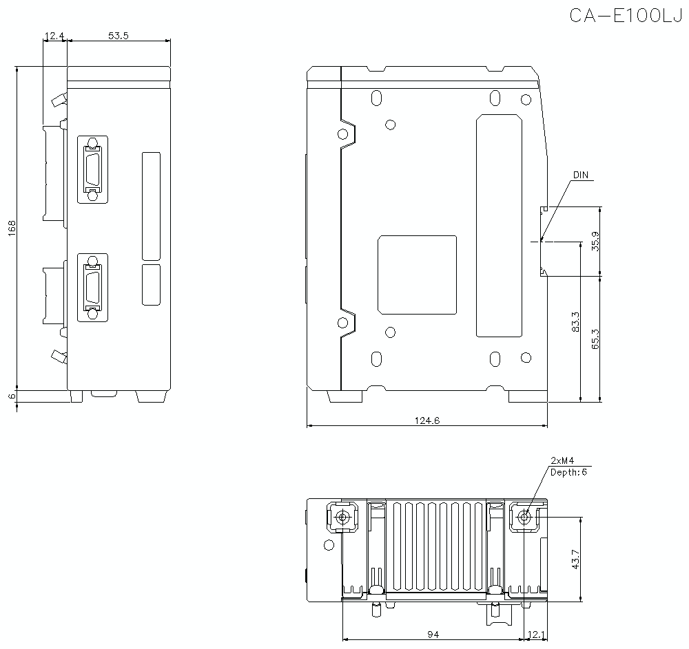 CA-E100LJ Dimension