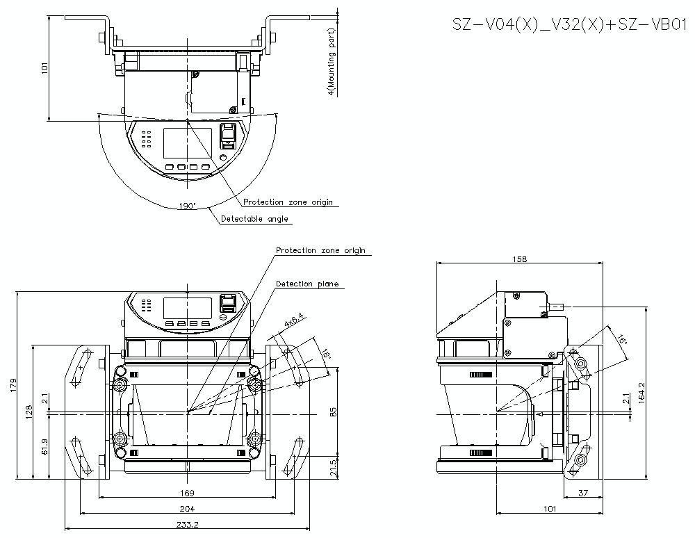 SZV04-V32/X/VB01 Dimension